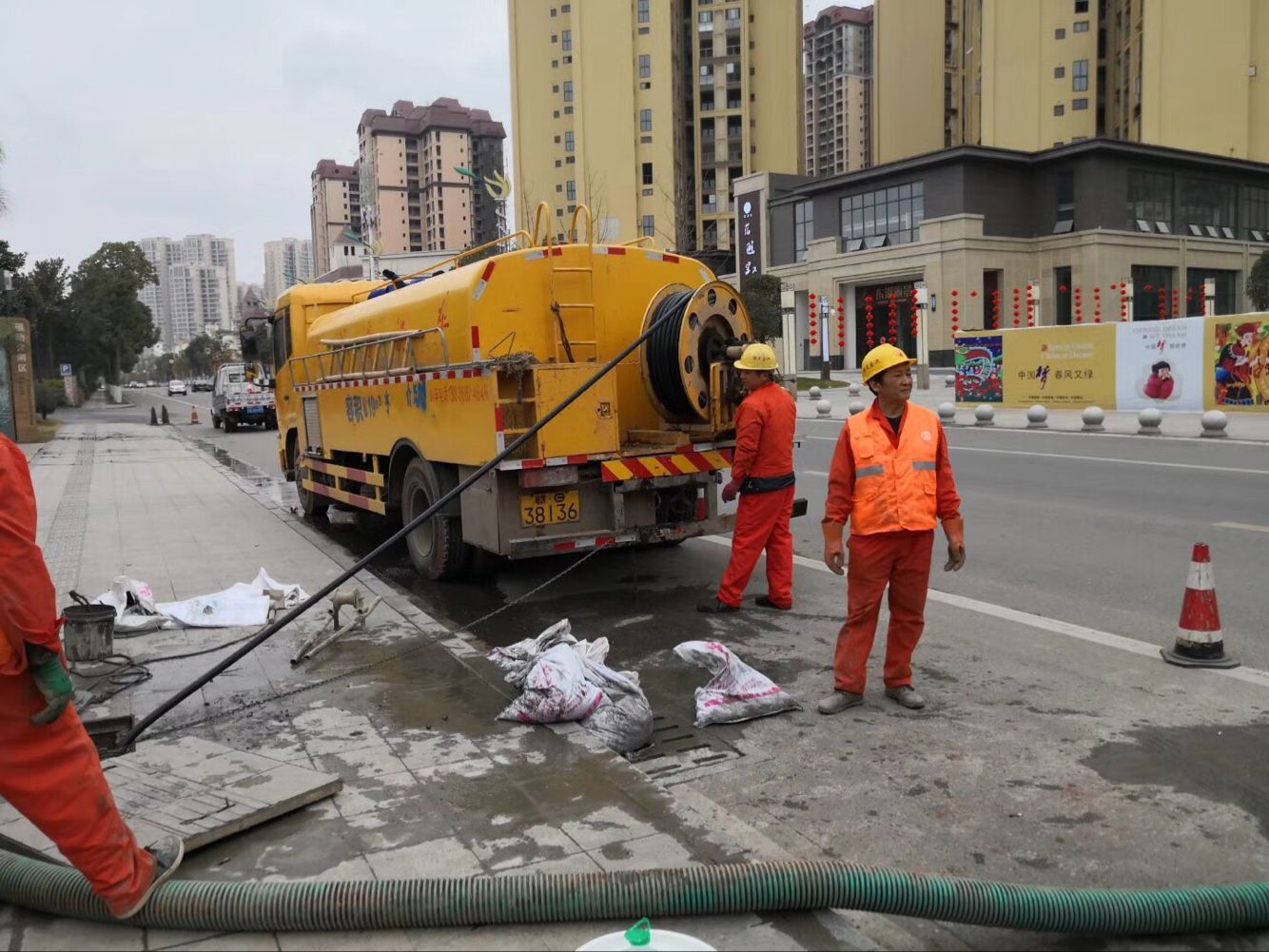 镇宁排污管道清淤-管道清洗